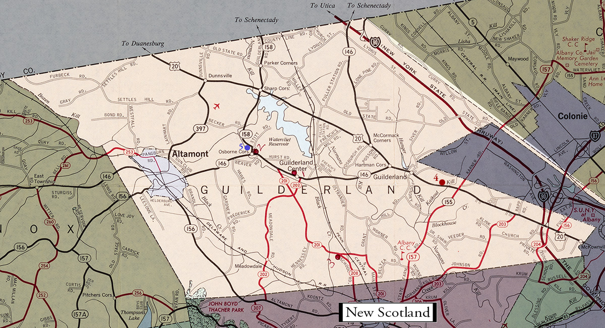 Town of Guilderland Map